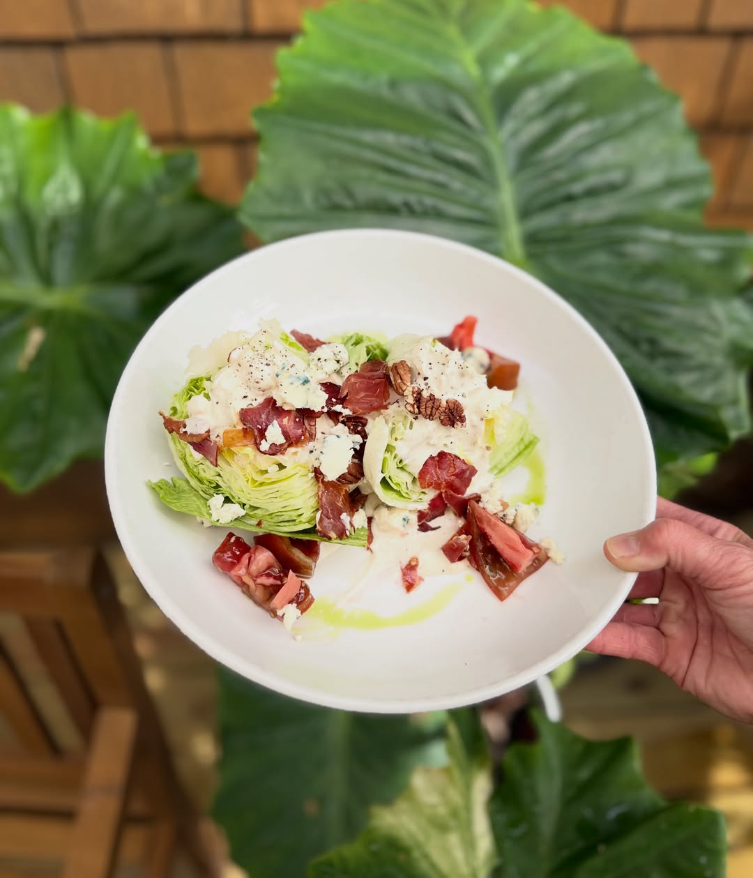 On special today: the wedge salad! With ...