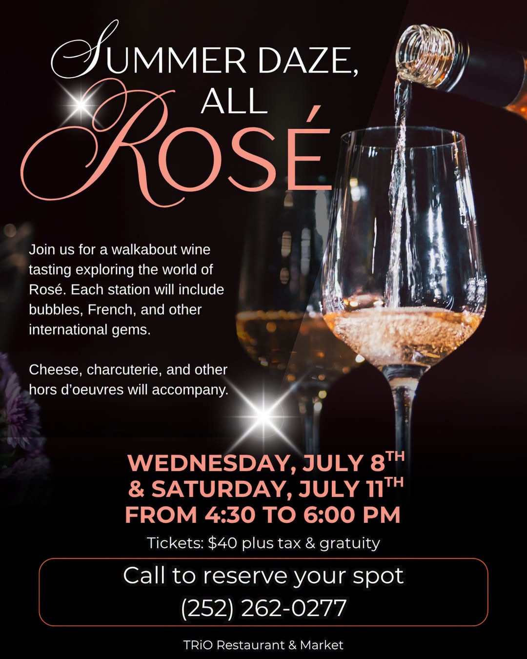 It’s rosé season! We have 2 walkabout ta...